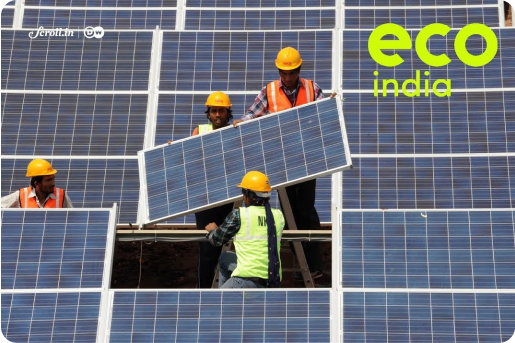 Eco India solar installation
